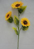 Sunflower-3 Heads (34" Stem)